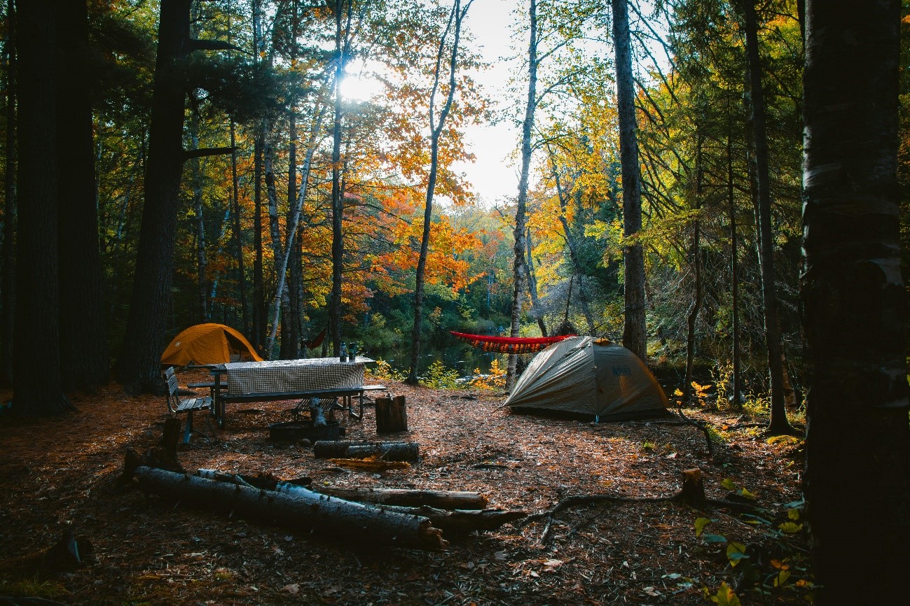 guía para acampar